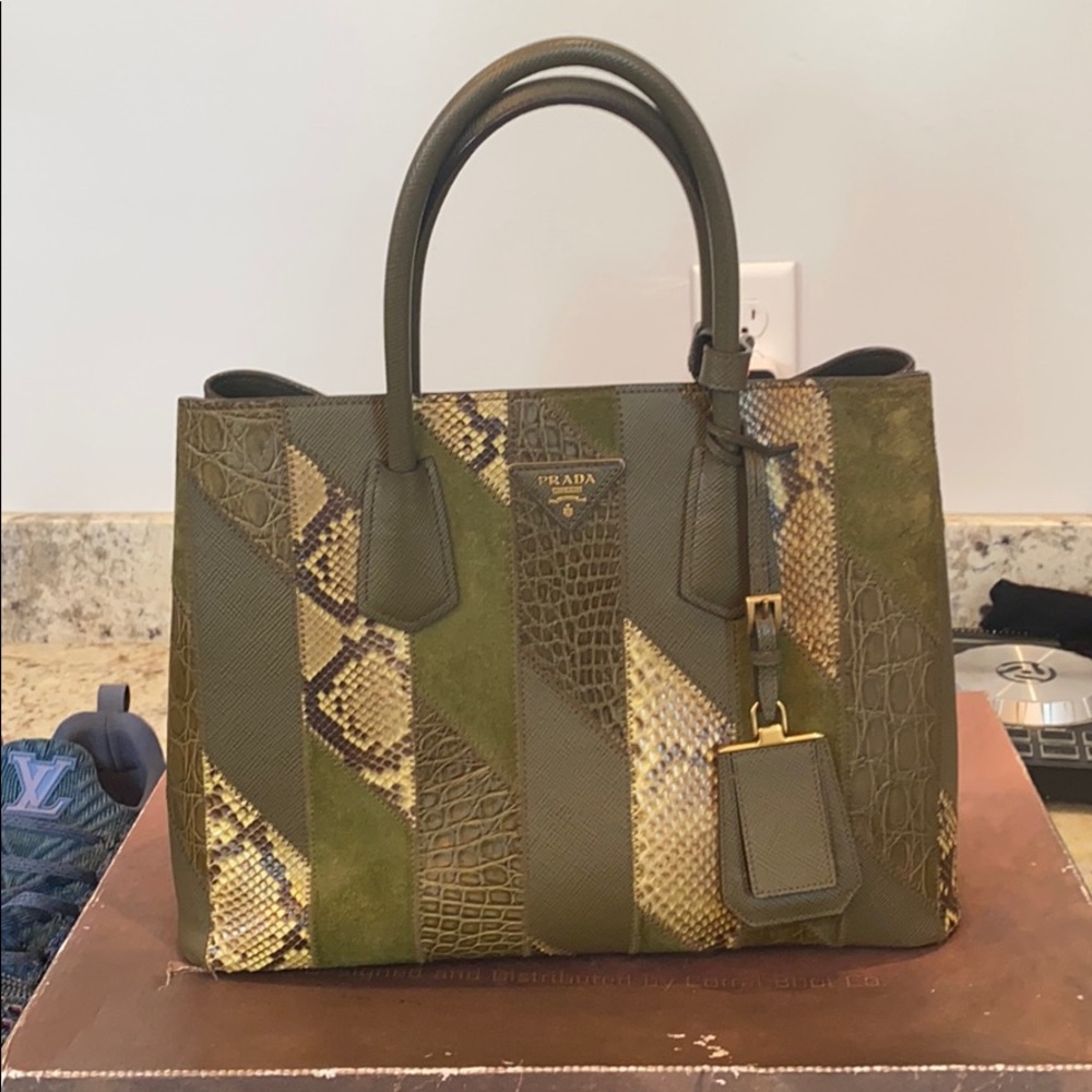 Exotic skin Prada runway! PURCHASED IN DUBAI!